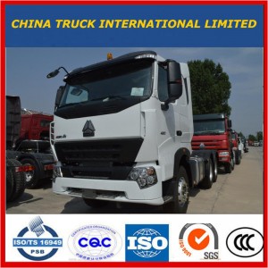 Sinotruk HOWO A7 6 * 4 10 Wheelers 420HP Дизелов тежкотоварен ремарке Глава / Товарна глава / Теглеща глава